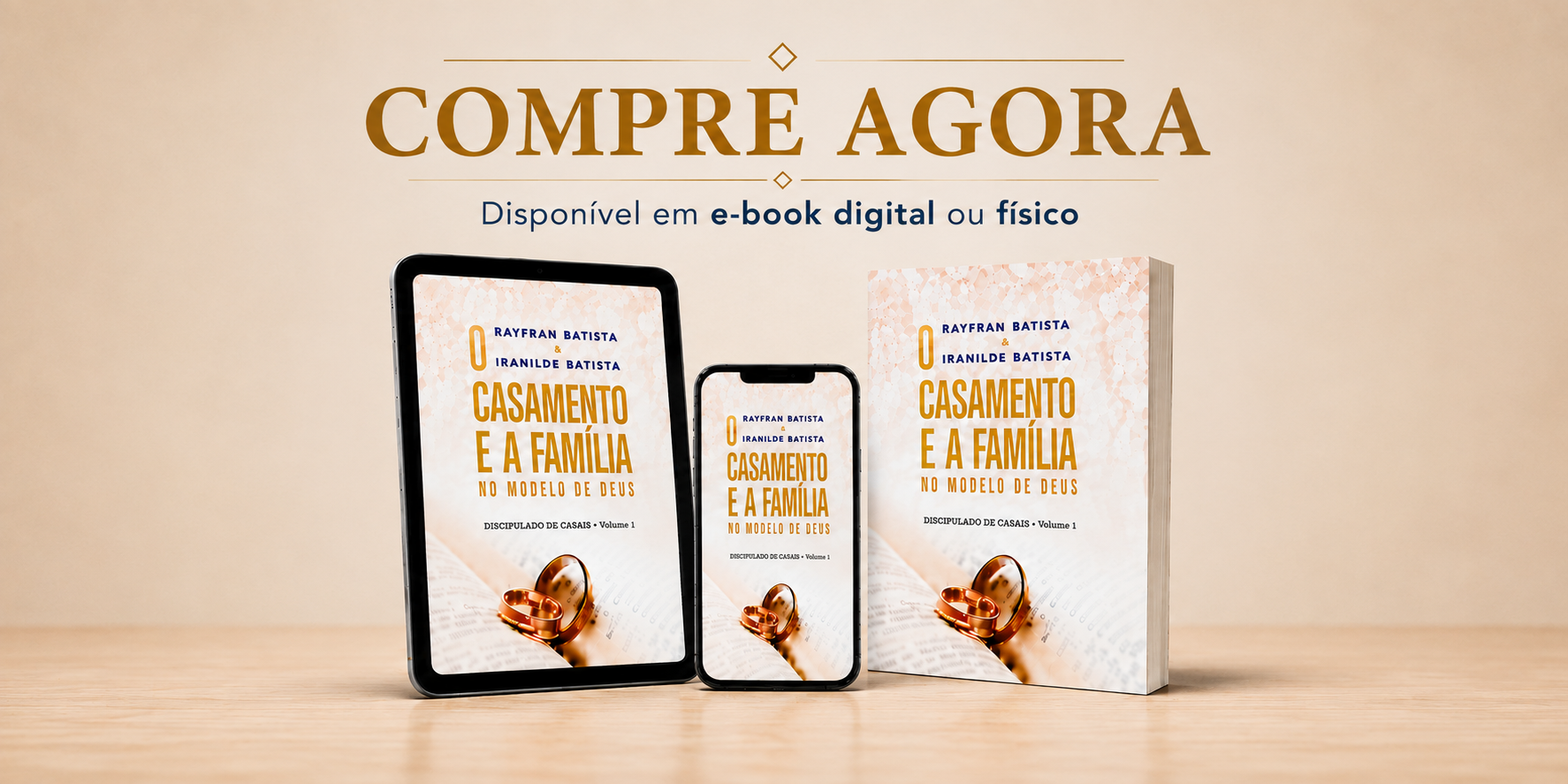 Compre agora: O Casamento e a Família no Modelo de Deus — disponível em e-book digital ou físico